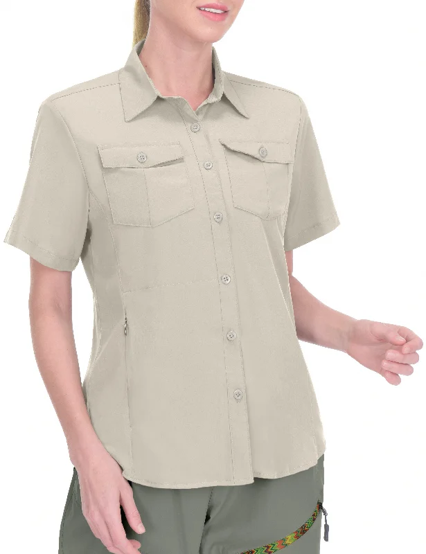 Women's Blouse for HolidayWomen's Stretch Quick Dry UPF50+ Short Sleeve Shirt