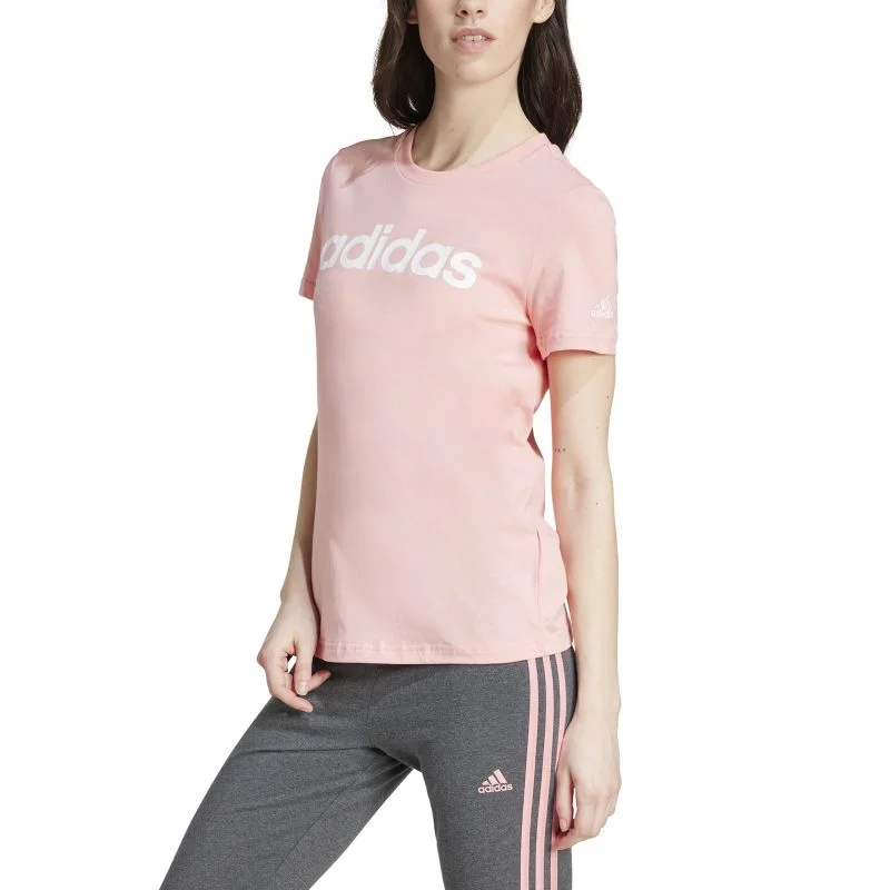 Women's Blouse with ShirringAdidas Womens Essentials Slim Logo Tee