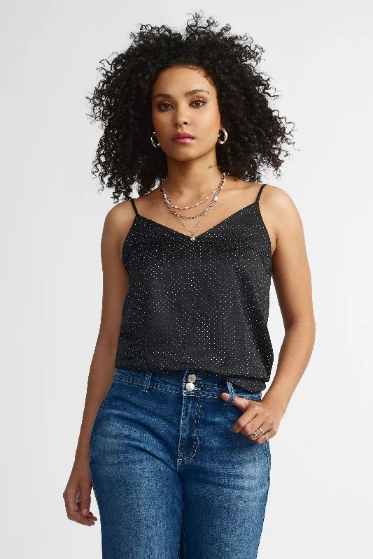 Women's Blouse with Sweetheart CollarCamisole à détail strass – Femme