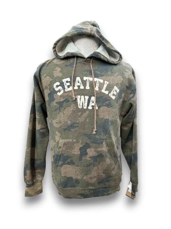 Women's Hooded Sweatshirts with Tight WaistClassic Camo Hoodie