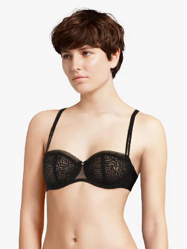 plus-size wireless mastectomy bras with paddingChantelle C Jolie Lace Unlined Demi Bra