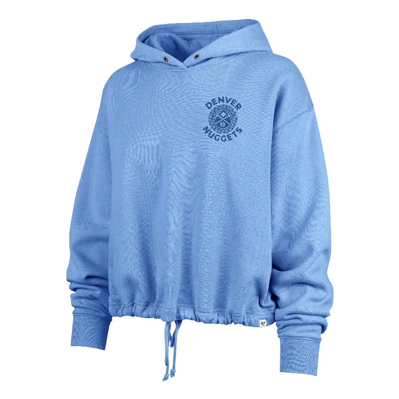 Women's Hooded Sweatshirts with Flared WaistDENVER NUGGETS LUMINANCE DOT '47 VENICE HOOD WOMENS