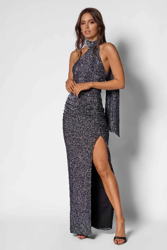 Women's Collarless DressesSammy Gown - Charcoal