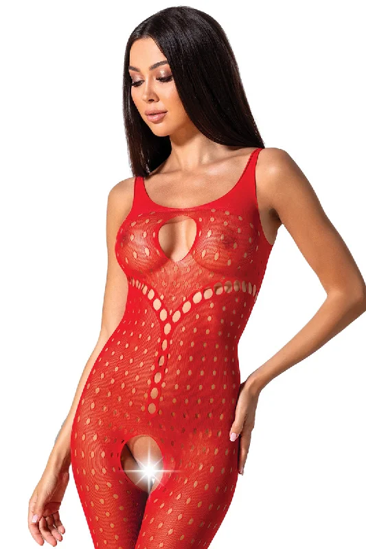 seamless lace boyshortsPassion Bodystocking BS078 Red