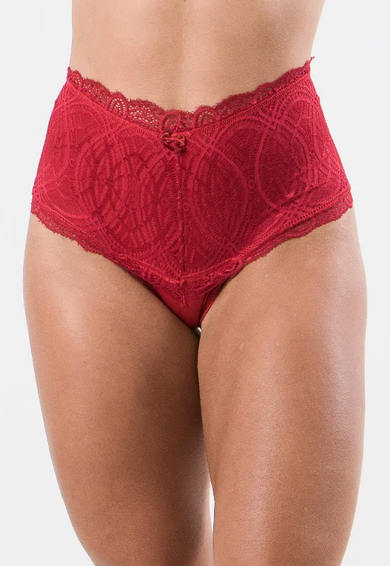 lace-embellished bralettesCalcinha Cinta Rendada