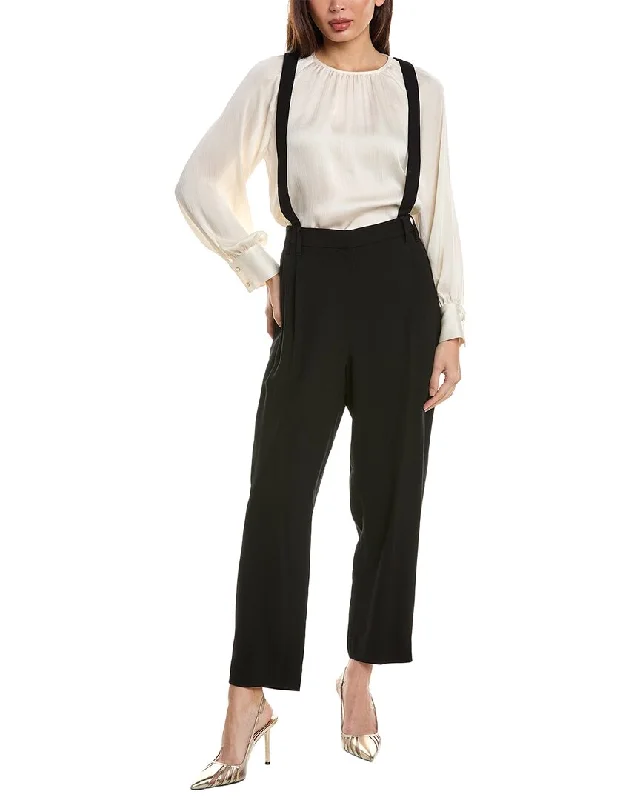 Women's Jodhpurs with Rounded CollarBrunello Cucinelli Wool-Blend Pant