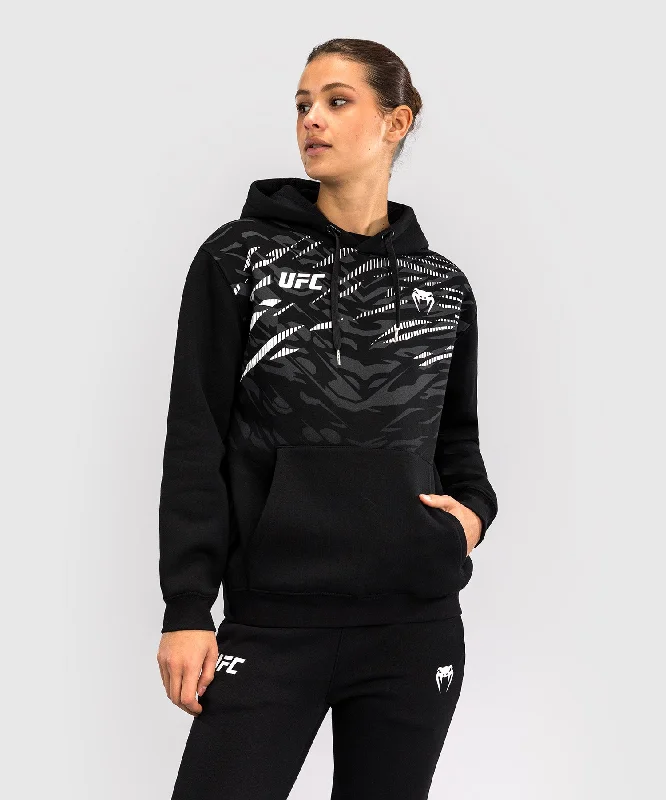 Women's Hooded Sweatshirts with Warm FabricUFC Fusion by Venum Women’s Replica Pullover Hoodie - Black