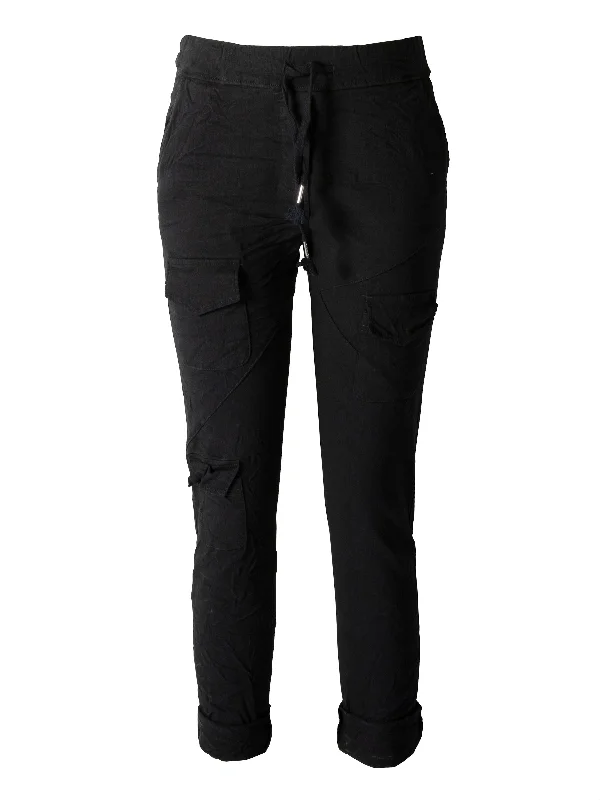 Women's Ankle-Length PantsUta Trousers - Black