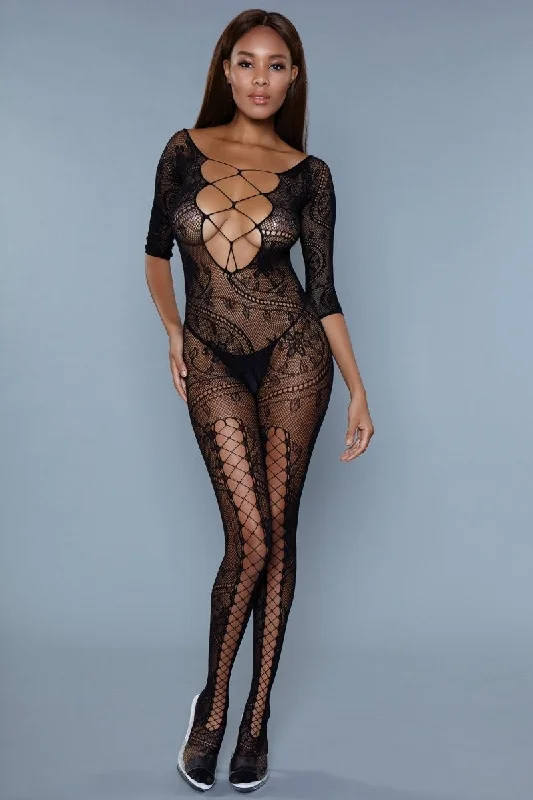 high-waisted cotton pantiesFire & Desire Bodystocking