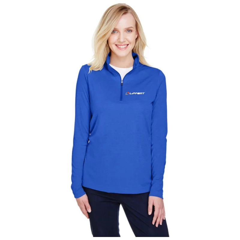 Women's Rain CoatsLadies 1/4 Zip - Sport Royal Heather