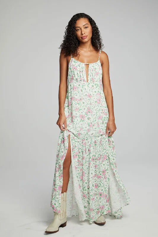 Women's Midi DressesSeren Maxi Dress - Grass Daisy Floral