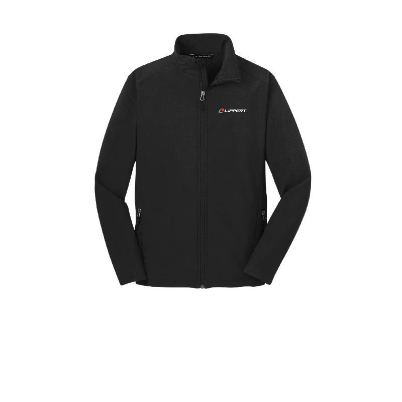 Women's Coats with CollarJacket - Softshell - Black