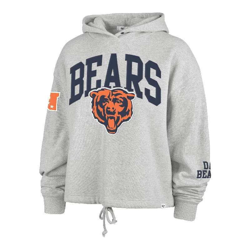 Women's Hooded Sweatshirts with Velcro ClosureCHICAGO BEARS HIGH HOPES '47 VENICE HOOD WOMENS