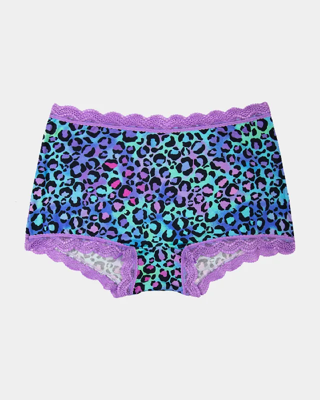 high-compression shapewear for weddingsHipster Brief - Galaxy Leopard