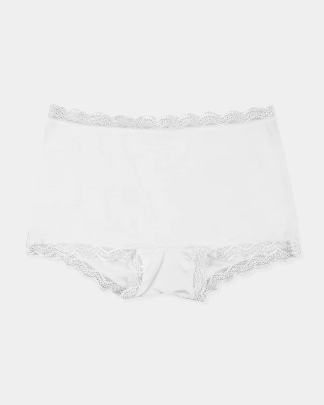 seamless modal fiber pantiesHipster Brief - White