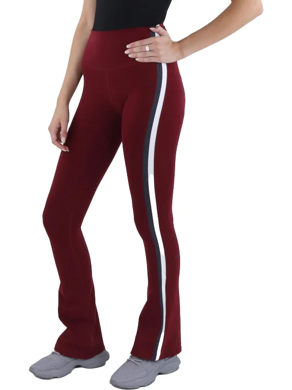 Women's Jodhpurs with Sweetheart NeckRaquel Womens Striped Flared High-Waisted Pants