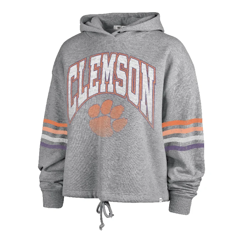 Women's Hooded Sweatshirts with Sherpa LiningCLEMSON TIGERS UPLAND '47 BENNETT HOOD WOMENS