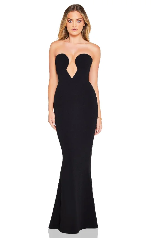 Women's Low-Neck DressesNookie Minx Gown - Black