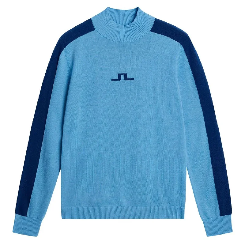 Women's Denim CoatsJ.Lindeberg Adeline Knitted Golf Sweater Little Boy Blue - FW23 Women