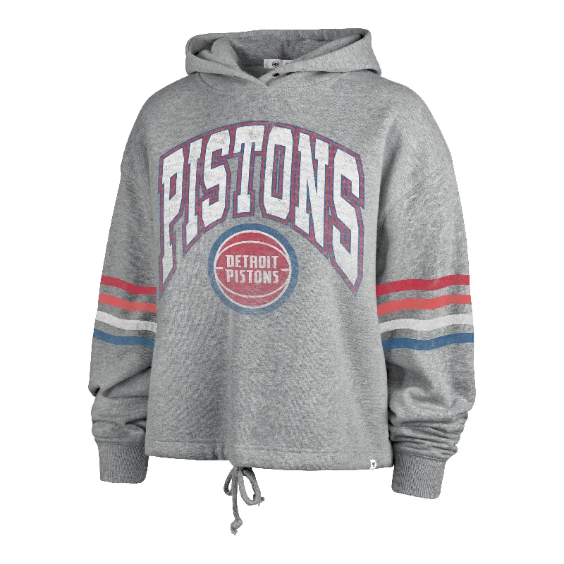 Women's Hooded Sweatshirts with Striped LiningDETROIT PISTONS UPLAND '47 BENNETT HOOD WOMENS