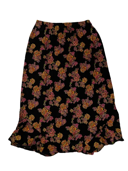 Women's Flared DressesWomen's Square Hem Skirts[L] Vintage 90s Floral Midi Skirt