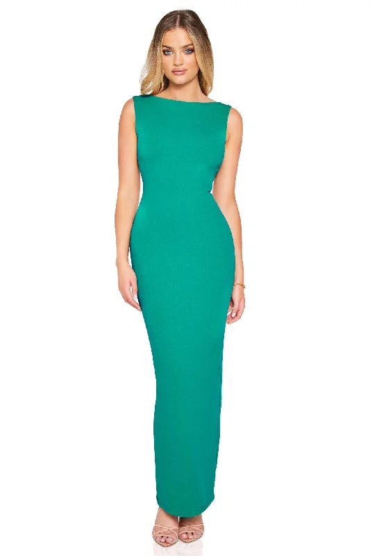 Women's Collarless DressesNookie Bliss Maxi Dress - Emerald