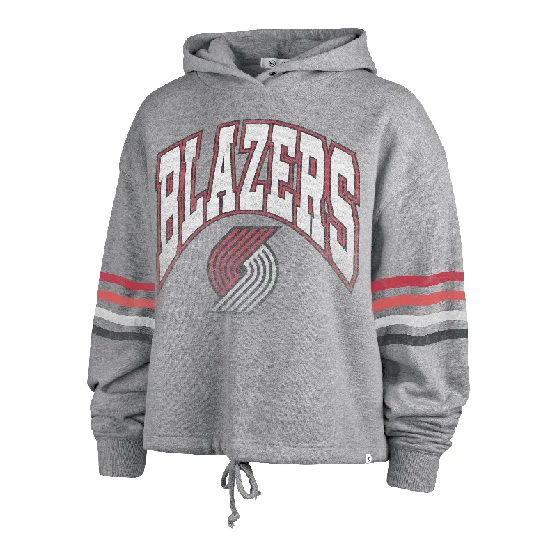 Women's Hooded Sweatshirts with Fitted SleevesPORTLAND TRAIL BLAZERS UPLAND '47 BENNETT HOOD WOMENS