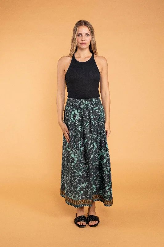 Women's Shawl Collar DressesWomen's Summer SkirtsStefna Midi Skirt