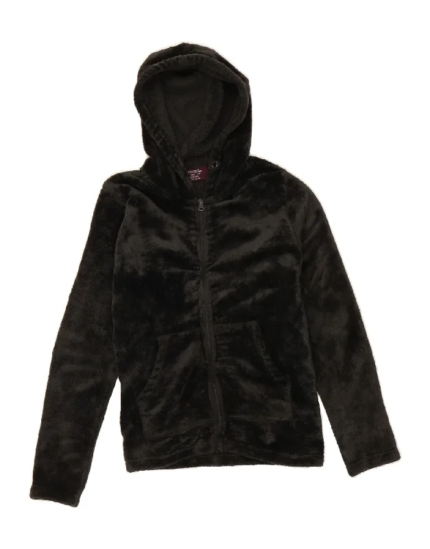 Women's Quilted CoatsMOUNTAIN WAREHOUSE Womens Hooded Fleece Jacket UK 12 Medium Black