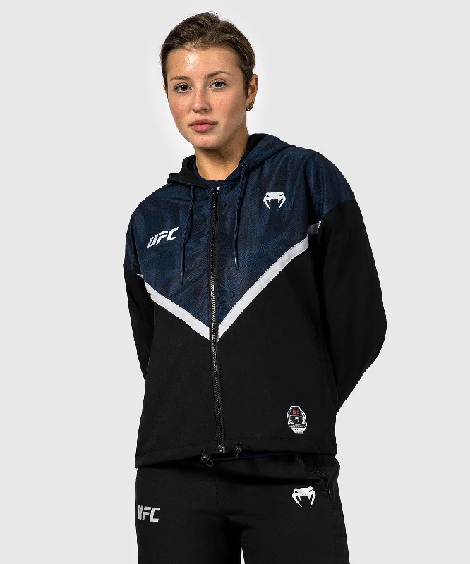 Women's Hooded Sweatshirts with Side PocketsUFC Fusion by Venum Fight Week Women’s Zip Hoodie - Oceanic Blue