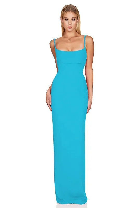 Women's Narrow Collar DressesNookie Bailey Maxi Dress - Blue