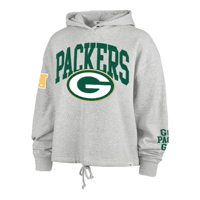 Women's Hooded Sweatshirts with Thermal FabricGREEN BAY PACKERS HIGH HOPES '47 VENICE HOOD WOMENS