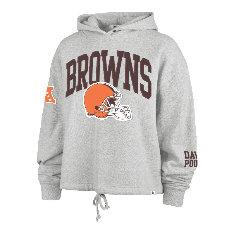 Women's Hooded Sweatshirts with Loose WaistCLEVELAND BROWNS HIGH HOPES '47 VENICE HOOD WOMENS