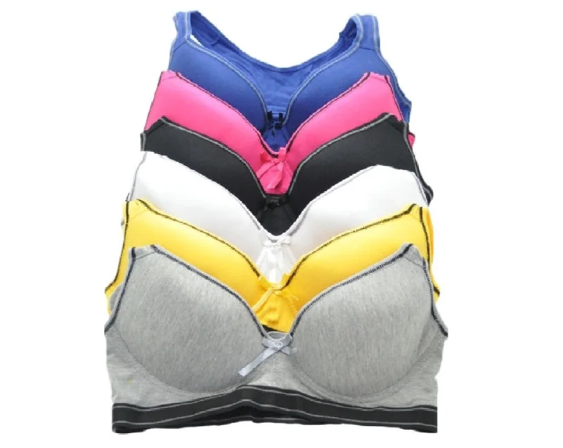 convertible strap bralettes for topsBrightly Colored Racerback Sports Bra