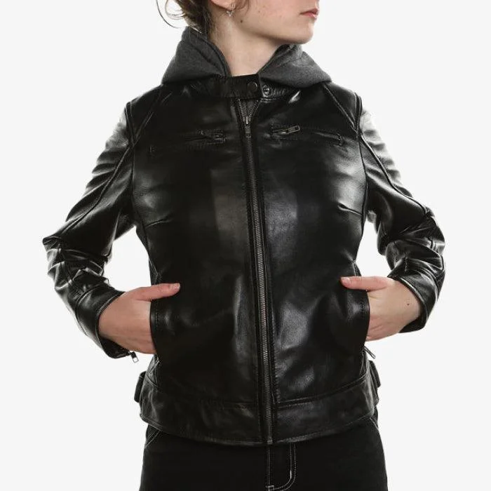 Women's Coats with PocketsLadies Hood Jacket