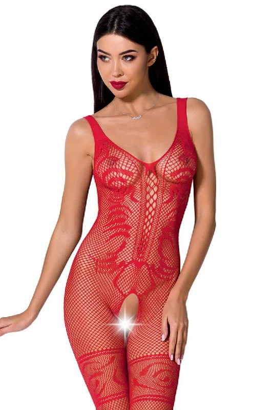 seamless lace tank topsPassion Bodystocking BS069 Red