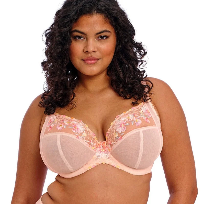 modal fiber high-leg briefsHimari Plunge EL302102 Peach Whisper