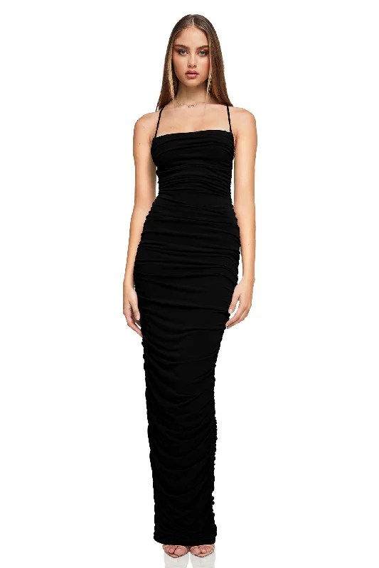 Women's High-Low DressesNookie Flirt Maxi Dress - Black