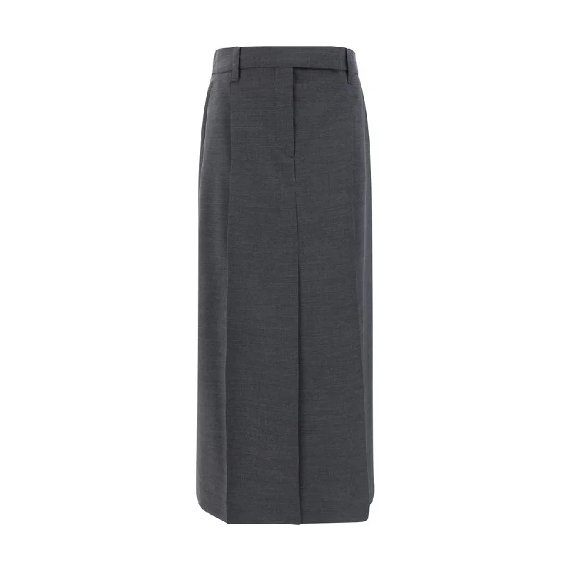 Women's Pencil DressesWomen's U-Shaped Hem SkirtsBrunello Cucinelli Midi Women's Skirt