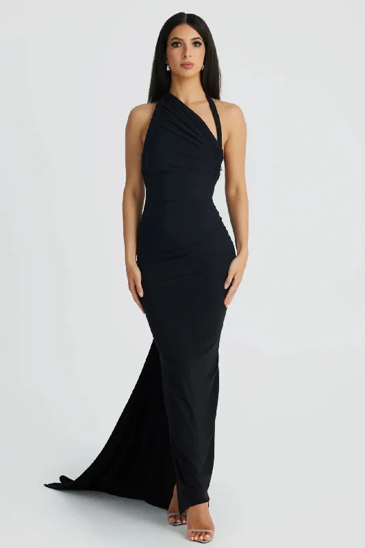 Women's Keyhole-Back DressesIvana Multi-Way Gown - Black