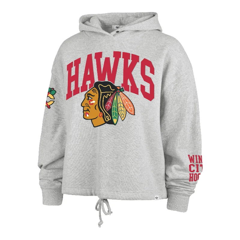 Women's Hooded Sweatshirts with Quick-Dry FabricCHICAGO BLACKHAWKS HIGH HOPES '47 VENICE HOOD WOMENS