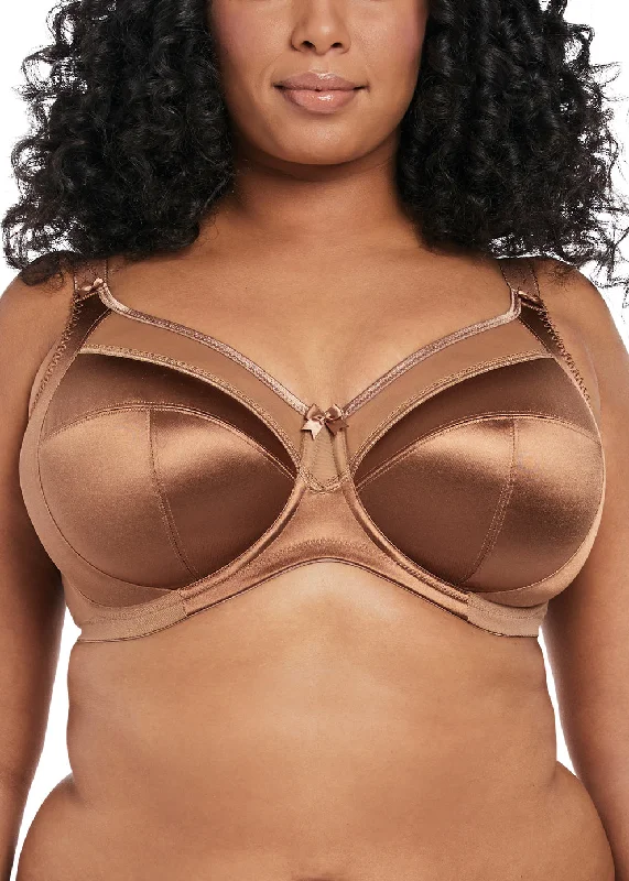 modal fiber high-waisted thongsGD6090 goddess Keira Soft Cup Cinnamon - 3998