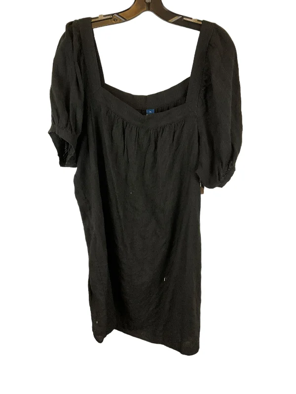 Women's Low-Neck DressesBlack Dress Casual Short Old Navy, Size Xl