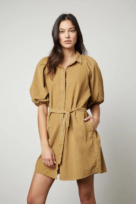 Women's Wrap DressesKADY CORDUROY BUTTON-UP DRESS