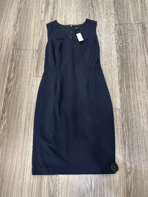 Women's Sweetheart Collar DressesNavy Dress Casual Short Ann Taylor, Size 4