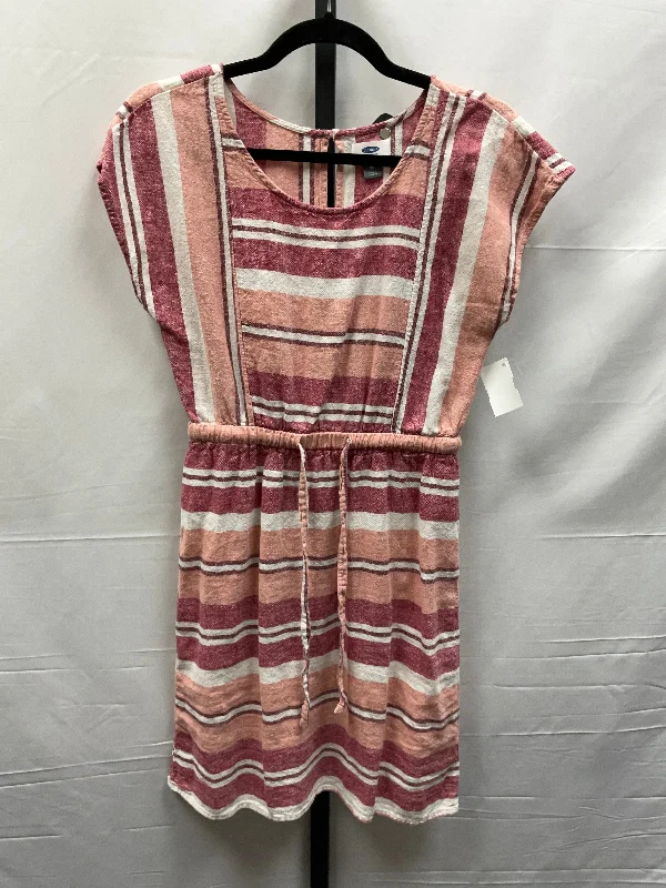 Women's Pleated DressesPink Dress Casual Short Old Navy, Size Xs