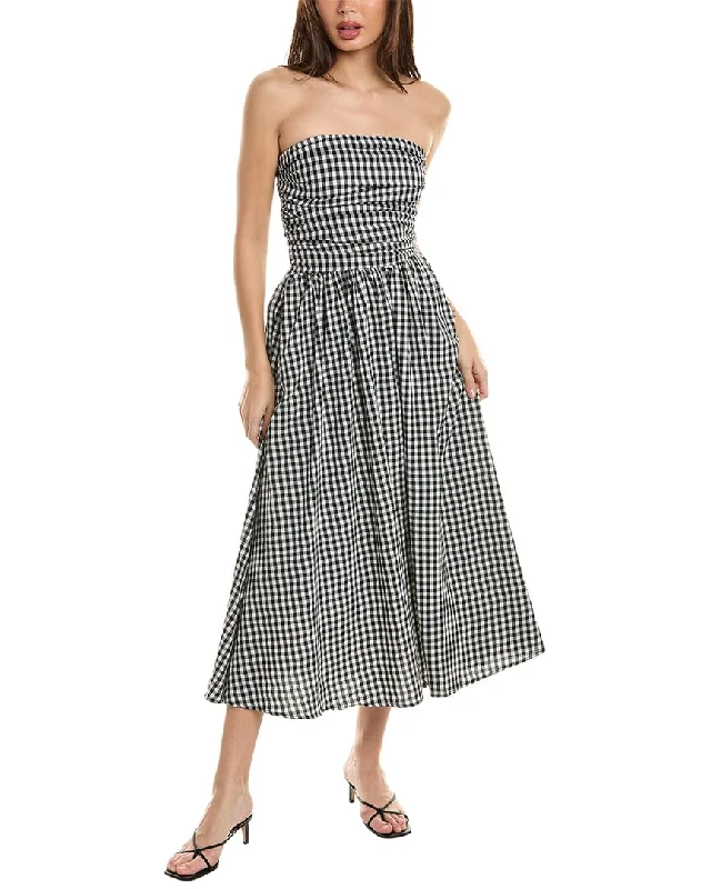  Women's A-Line DressesAvantlook Strapless Midi Dress