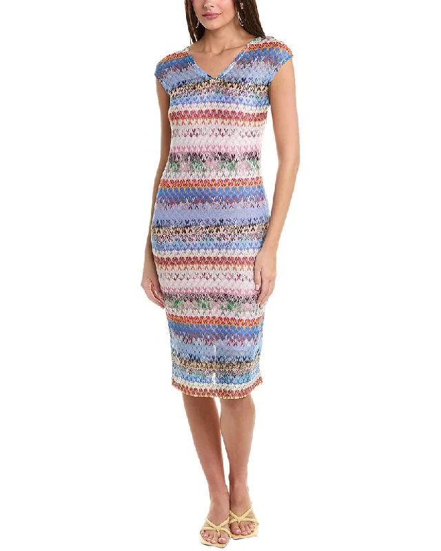 Women's Sweetheart-Neck DressesM Missoni Knit Midi Dress