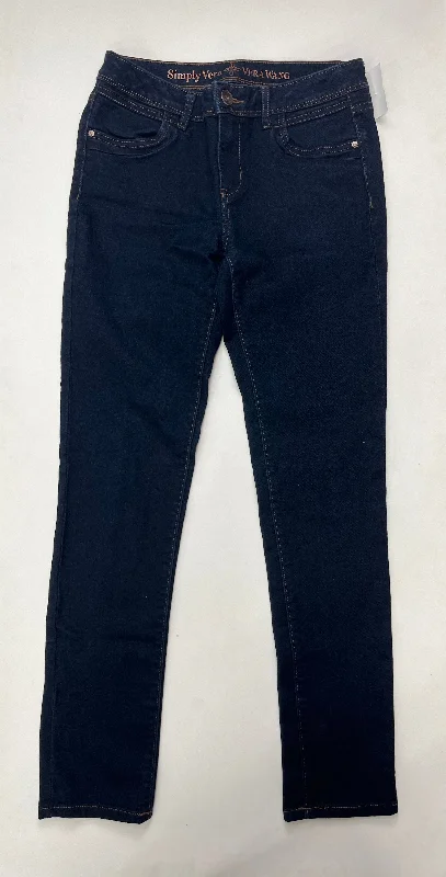 Women's Jodhpurs with Boat CollarJeans Straight By Simply Vera  Size: 2