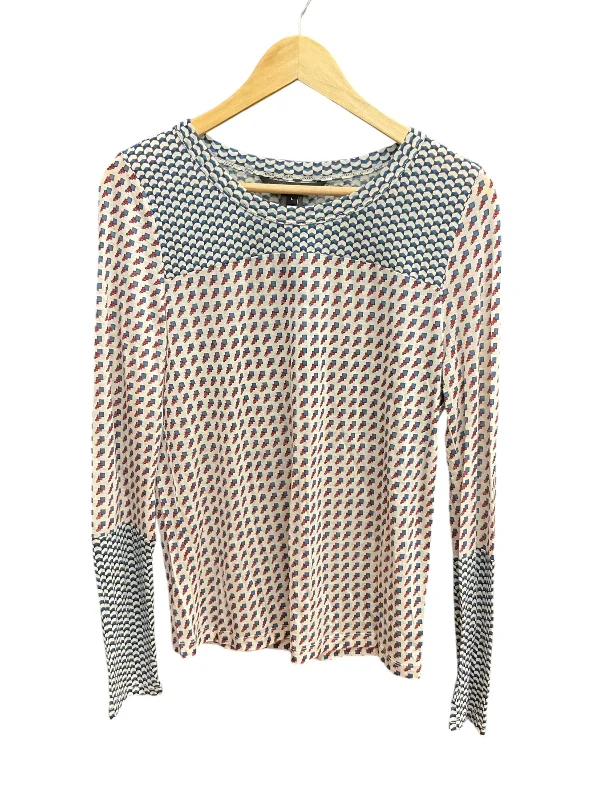 Women's Blouse with ButtonsTop Long Sleeve By Marc By Marc Jacobs In Multi-colored, Size: L